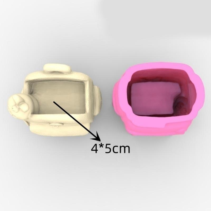 Silicone Mold for Succulent Plant S Garden Statues Backpack Flower Mold Unique Pen Holder Resin Molds