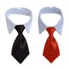 1 шт., формальный галстук-бабочка с воротником, галстук для домашних животных, товары для домашних животных, полосатый свадебный галстук для собак