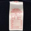 LACOSTE L!VE Overall handle Long sleeve Cotton knit sweater 5 Navy system Men's Used