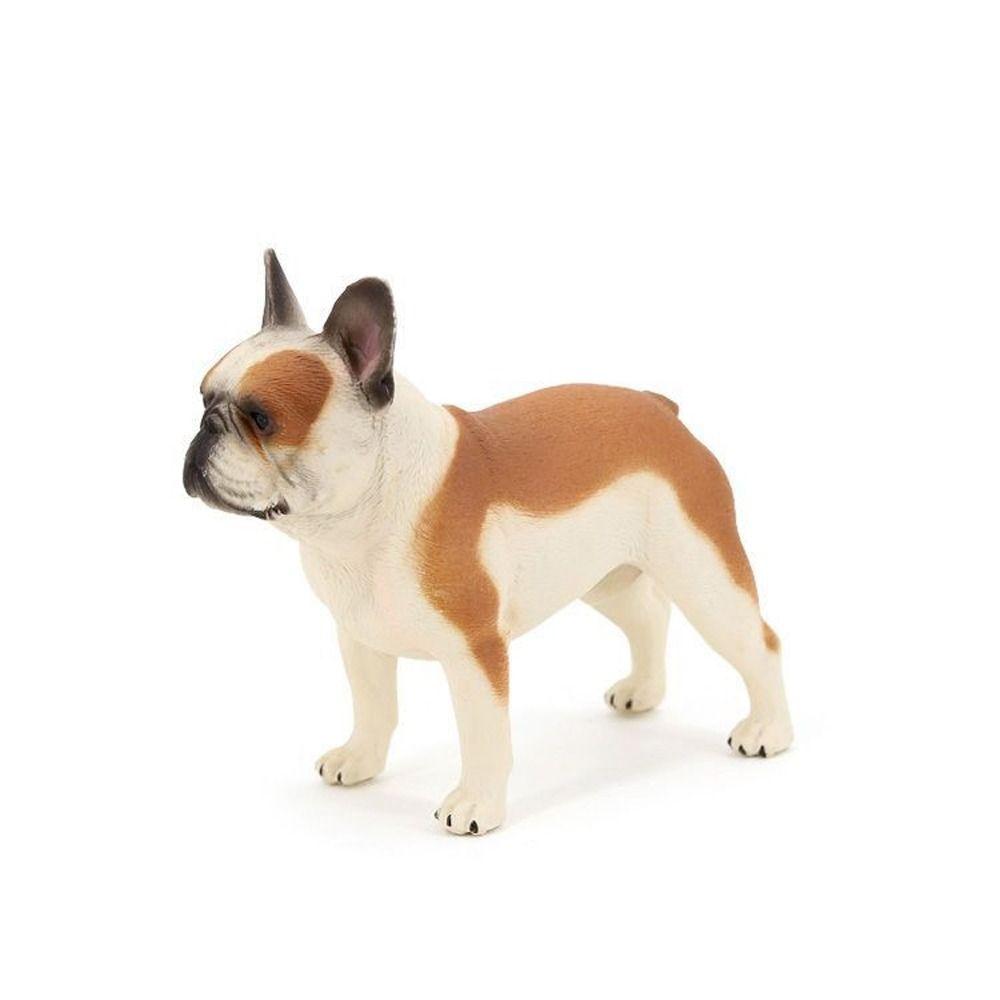 Реалистичная модель животного собаки Фермерская собака Французский бульдог Фигурка Щенок Домашний питомец Бульдог Фигурка Домашний декор