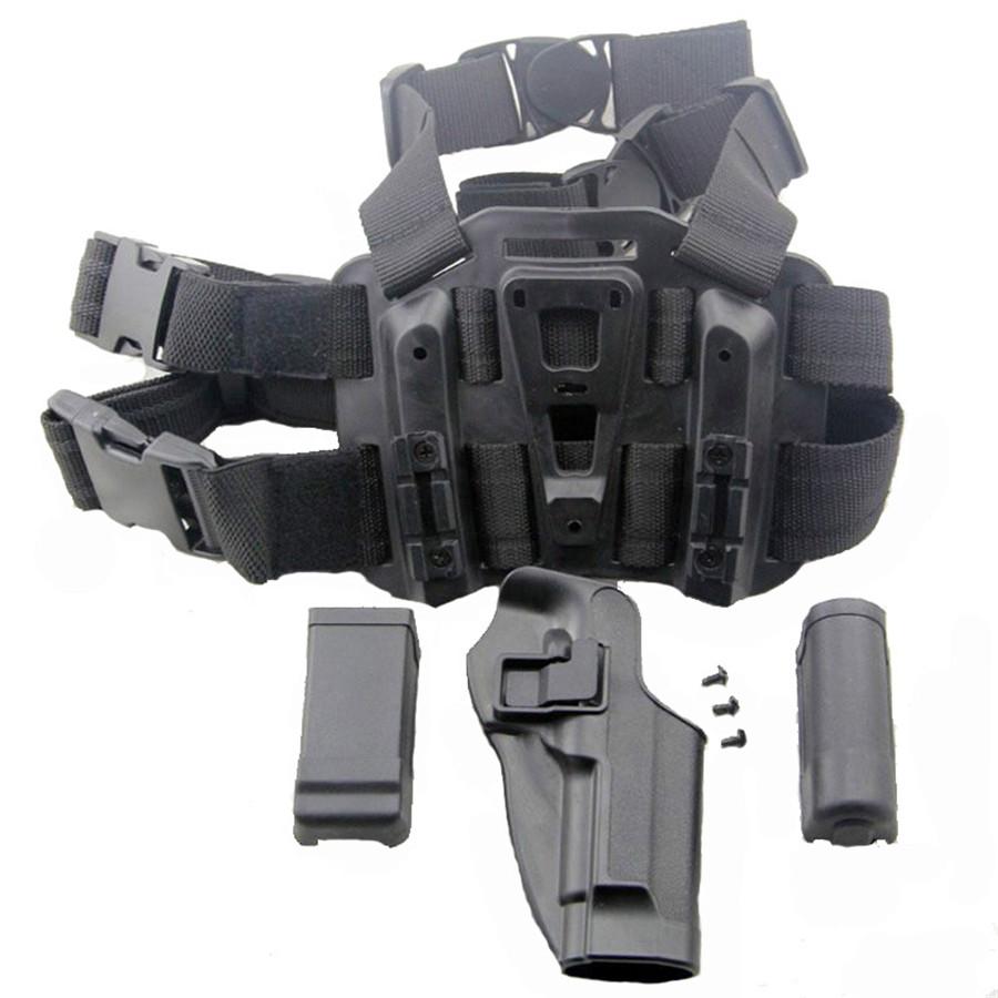 Tactical Right Hand Drop Leg Thigh Pistol Holster for Glock17 19 22 23 31 32