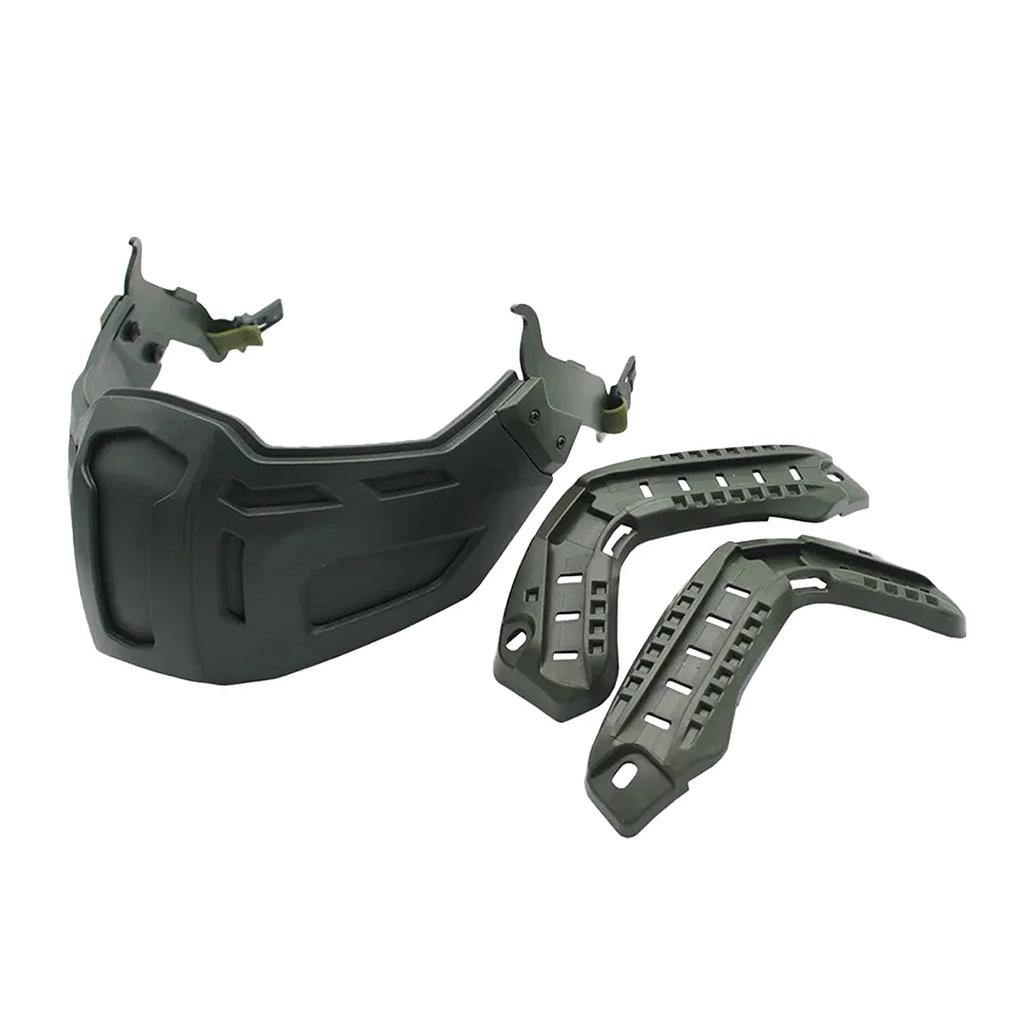 New Tactical FAST Helmet Half Face Mask With Flip Goggles Hunting Airsoft CS Game Paintball Mask Helmet Accessories Gear