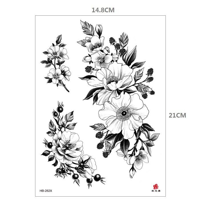 Наклейка с рисунком животного, тигр, лев, леопард, половина руки, рисунок Hb, набор для переноса воды, имитация наклейки