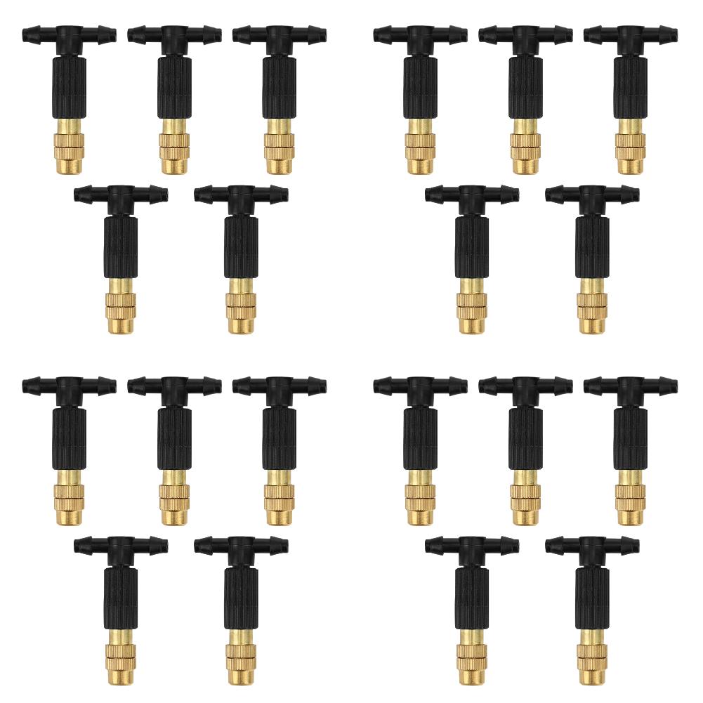 5-50 шт. 4/7 Капельница Головка для капельного полива Распылительная форсунка Регулируемая медная головка-распылитель Сельскохозяйственные форсунки для туманообразования