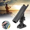 Universal Fishing Rod Base Holder Bracket Tool 360 Degrees Adjustable for Canoeing Kayak Drifting Ship