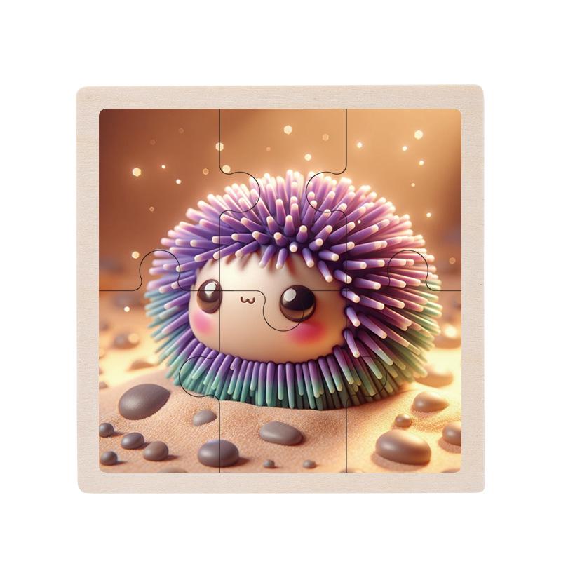 Деревянный развивающий пазл для малышей, 1-5 лет