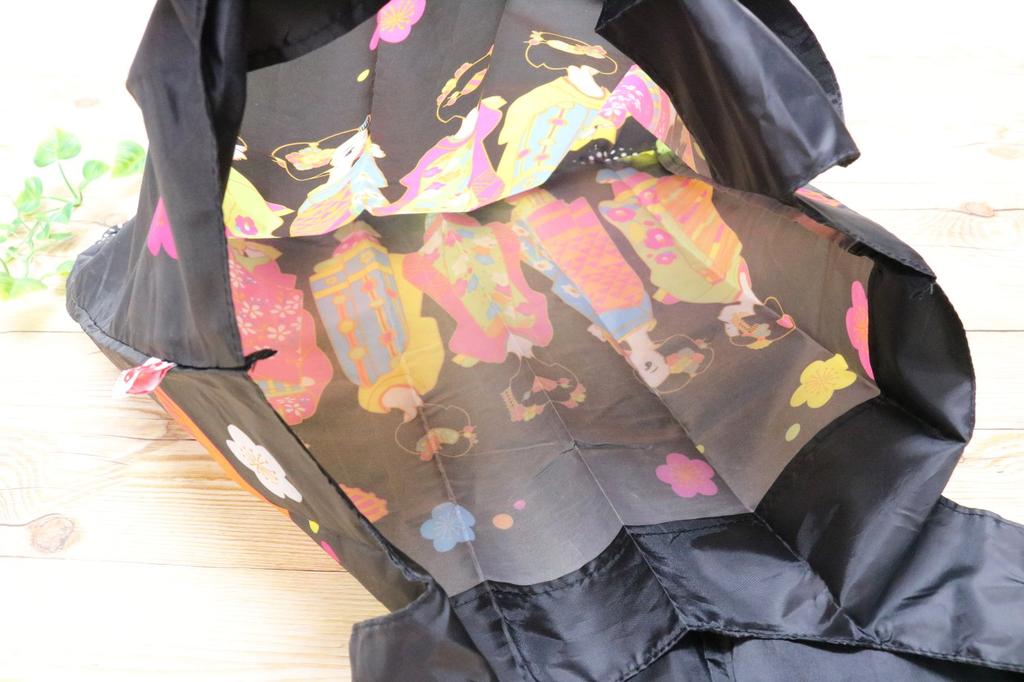 Matsumi Kogei Marusan Eco Maiko Souvenir X X Black Bag, Print, Bag, 5.5cm 10.5cm 5cm,
