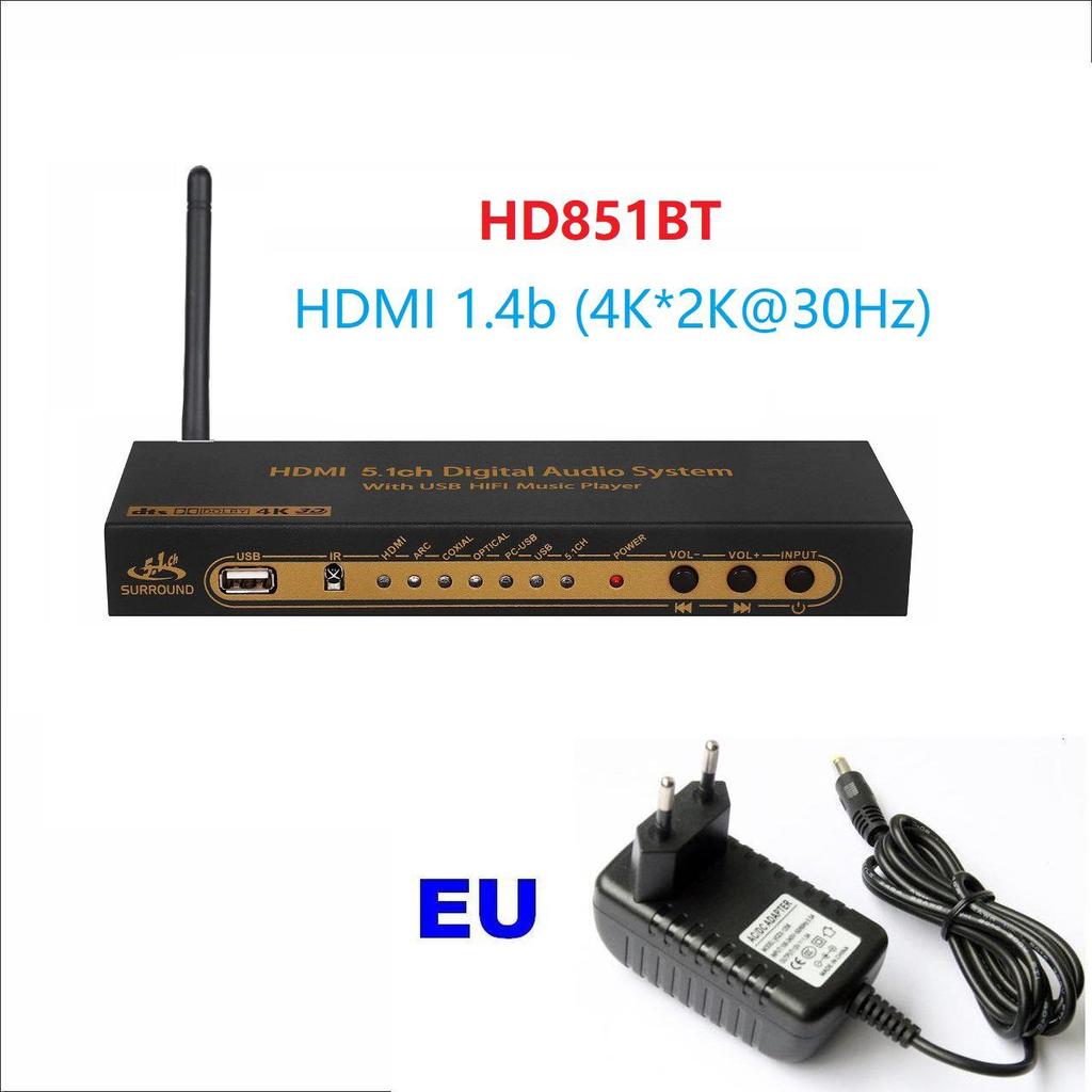 Декодер ЦАП 5.1-канального звука DTS Dolby AC3 с Bluetooth, HDMI, USB-подключением