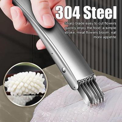 Shred Silk the Cutter Резак для чеснока, ломтерезка для лука, многофункциональная кухонная овощерезка из нержавеющей стали для измельчения зеленого лука