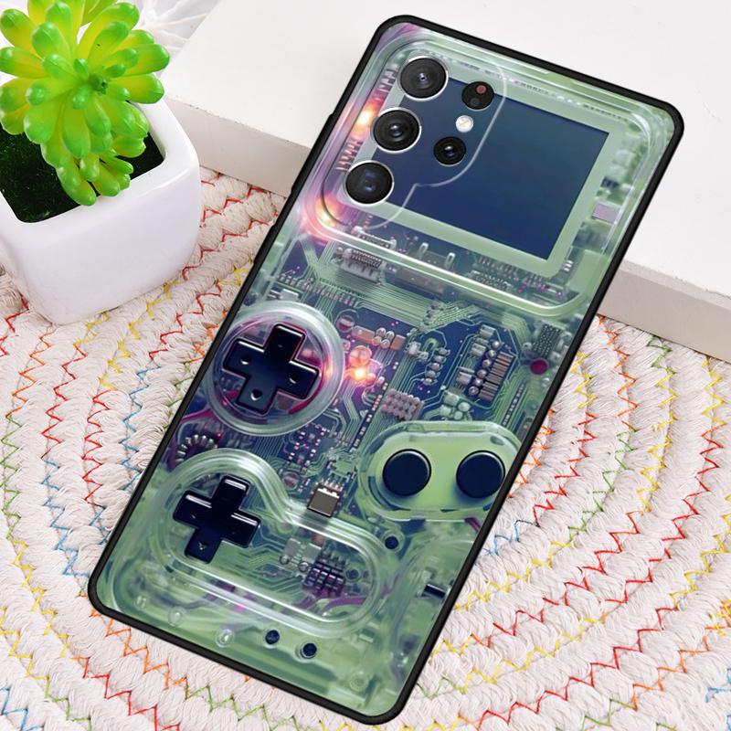 Ретро игровая консоль TPU чехол для телефона для Samsung Galaxy note 10 pro S26 S25 S24 S23 S22 Ultra Plus S21 FE S20 Ударопрочный чехол