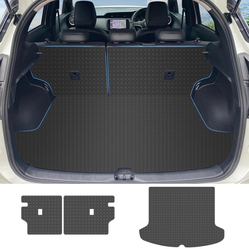 YORKNEIC Kicks P15 Luggage Mat Seat Back Back Trunk Synthetic Leather Cargo Black (2WD, 2020-Present Models) - Vehicle-Specific Cover, Mat, Mat, Mat,