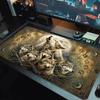 Wolf Art Color Mouse Pad Large Gaming Table Cushion Non-slip Laptop Tablet Big Mousepad XXL Mat Mini PC Playmat With Lock edge