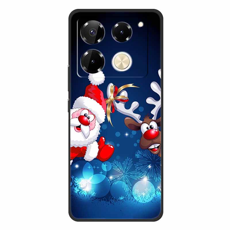 2024 Christmas Phone Cases For Infinix Note 40 Pro 4G 5G Cases Soft TPU Silicone For Note 30 4G 5G Infinix Note 40Pro 30Pro 4G