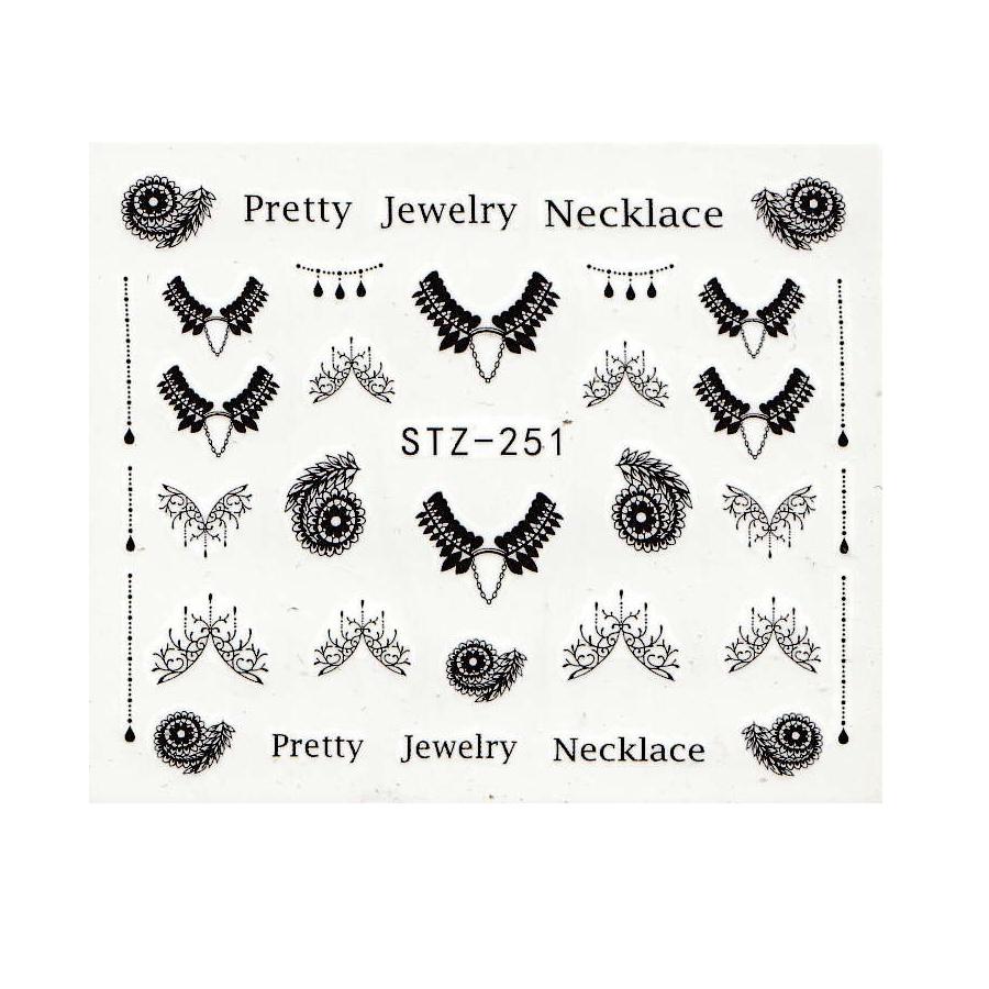 Переводные наклейки для ногтей Flower Butterfly Nail Art для украшения ногтей
