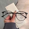 Vintage Style Glasses Frame For Women Round Shape Anti Blue Light Eyeglass Frames Material Women'S Glasses