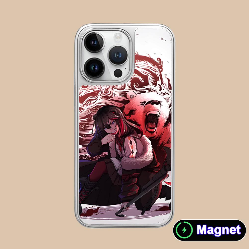 Чехол для мобильного телефона Arknights Zima с серебряным покрытием Magsafe для iPhone 17 16 15 14 13 12 11 Air Pro Max Plus Цветная крышка