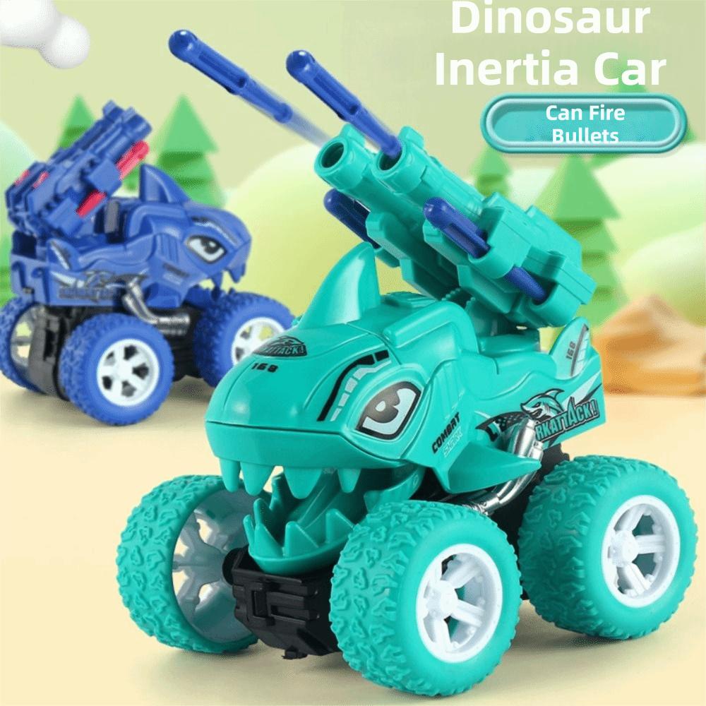 Model Engineering Truck Dinosaur Inertial Ejection Toy Car Shark Ejection Car Children's Toy