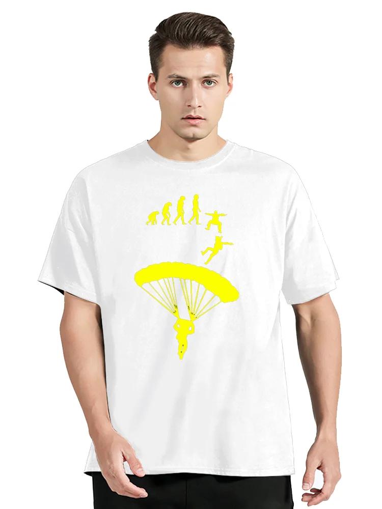 Skydiver Brand Clothing Parachuting Skydive T-shirt Fashion Casual Cotton Tshirt Clothing Oversized Fitness Tops Tees