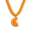 Colorful Beaded Heart Necklace – Versatile, Sweet Collarbone Chain for Women