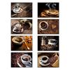 Coffee Cup Poster Decoration Nordic Prints Coffee Bean Canvas Painting Wall Art Picture for Living Room Cafe Store Home Restaurant Kitchen