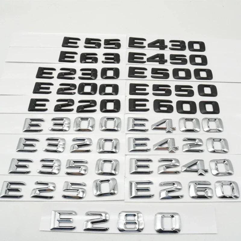 3D Trunk Emblem Badge For Mercedes Benz E-Class W210 W211 E43 E53 E63 E55 E200 E220 E250 E280 E320 E350 E420 E550 E500 E430