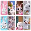 Cartoon Rabbit Phone Case For Samsung A04 A21 A30 A50 A52 S A13 A14 A22 A23 A32 A53 A73 5G A11 A12 A31 A33 A51 A70 A71 A72