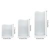 3pack LED Multing Color Flameless Pillar Candle Lights with Remote Battery Operated Candle for Christmas