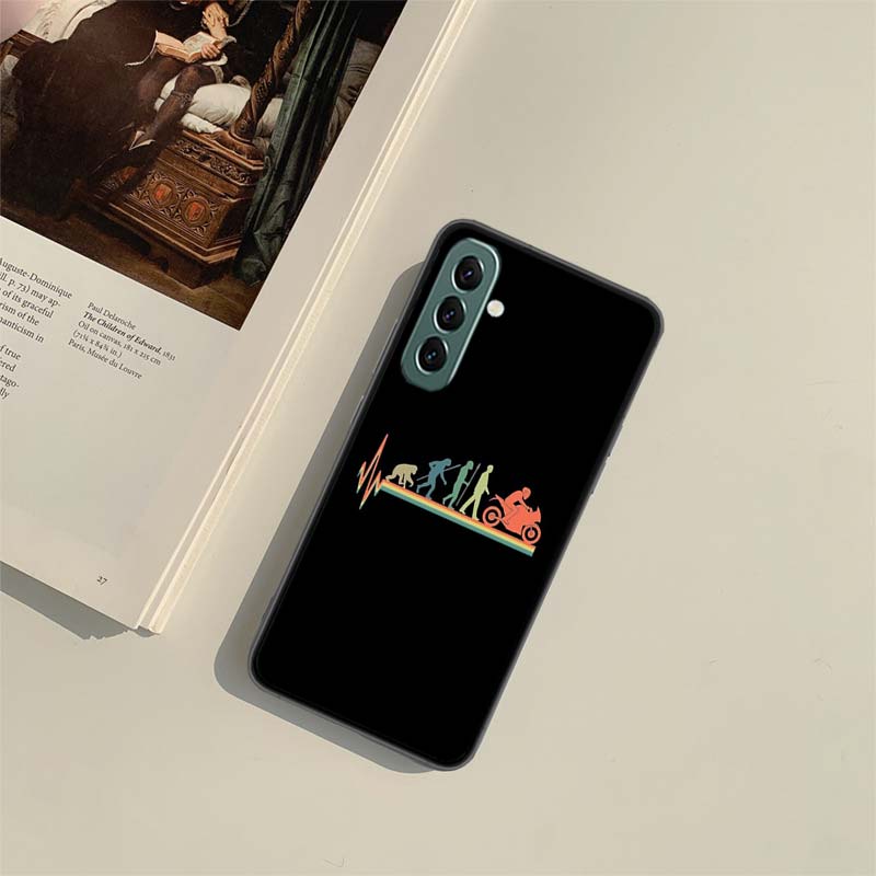 Чехол для телефона с рисунком «Сердцебиение мотоцикла» для Samsung A54 A14 A24 A34 A17 A37 A57 A55 A35 A25 A15 A07 A05S A04S A12 A22 A32 A52S A72 Galax