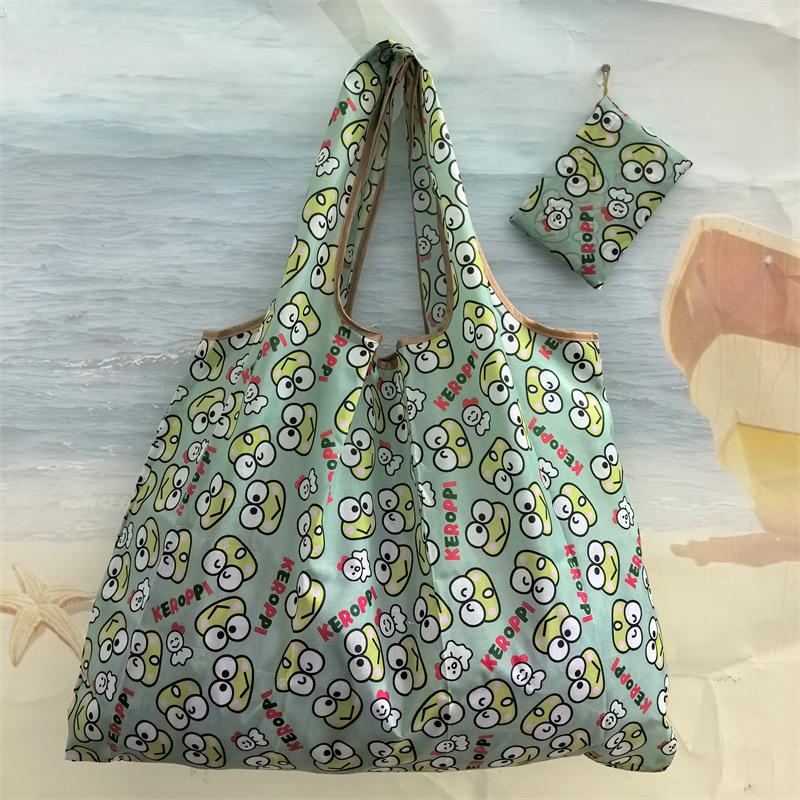 Экологичные сумки для покупок из супермаркета, прочные и долговечные, складные, нейлоновые, портативные для хранения, сумки для покупок, экспортные, мультяшные, нейлоновые