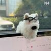 Милый щенок, украшение для лобового стекла автомобиля, плюшевая кукла, креативный подарок, наплечники, аксессуары для украшения интерьера автомобиля