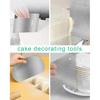 New 6pcs Cake Scraper 430 stainless Decorating Comb and Icing Smoother