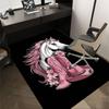 1PC cowgirl, boots Extra Large Non Slip Floor carpet, Office, family, Studio   Large Area Rug Indoor Rugs, Bold Statement Piece