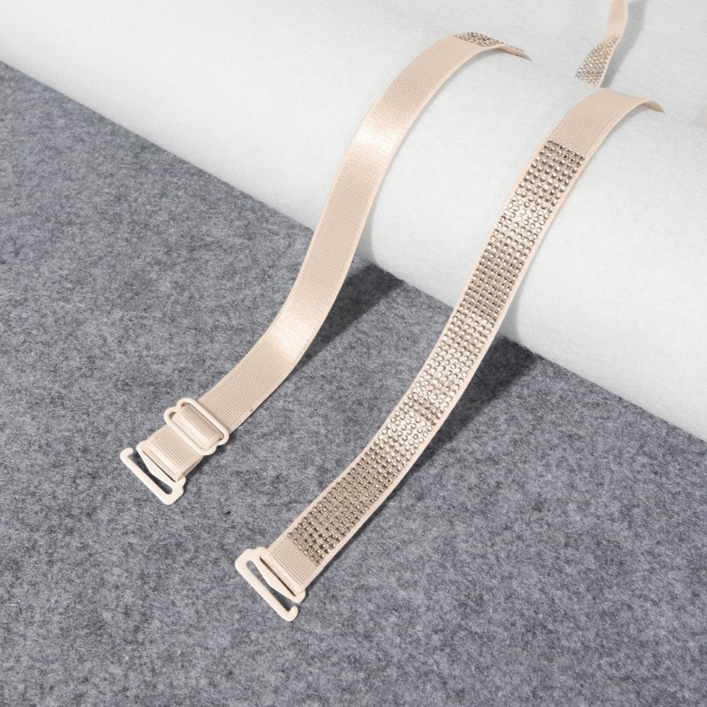 Multi-color Bra Shoulder Strap Detachable Bra Decorative Strap Rhinestone Shoulder Strap For Women