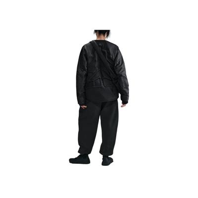 Nike ISPA SS25 Adapt Sense Минималистичная Удобная Модная Хлопковая Куртка с Длинным Рукавом Куртка Унисекс Черный HF6401-010