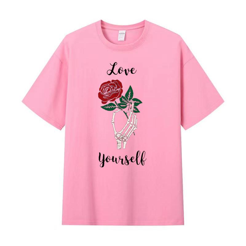 Летняя мужская футболка высокого качества из хлопка с короткими рукавами и принтом, женская футболка, модная спортивная рубашка, повседневный топ для бега