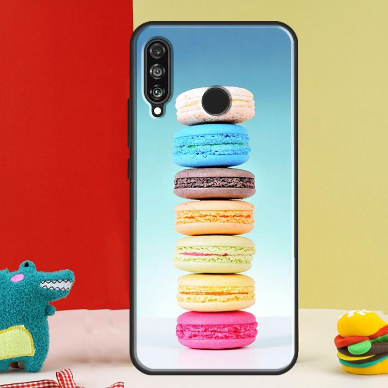 Чехол для Huawei Nova 9 10 SE 12i 12s 11i 5T Y91 Y90 Y60 Y70 Y72 Y61 P60 Pro P20 P30 P40 Lite с рисунком Макаронс, Торт, Десерт