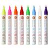 DIY Graffiti Marker Pen 8 Colors Highlighter Pen Creative Fluorescent Pen Student