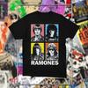 Ramones Панк-рок 50-летие Мужская Женская Футболка Унисекс Хлопок Короткий Рукав Y2k Оверсайз Винтажные Футболки Популярные Топы