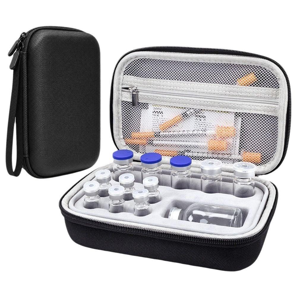 Waterproof Pill Storage Box Groove Fixation Insulin Cooling Bag Insulin Organizer Cold Storage