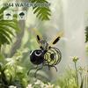 Outdoor Solar Lights Garden Hanging Solar Bee Light Outdoor Statues Figurine Lights Solar Bee Lights Outdoor Decorative Waterproof for Patio Yard