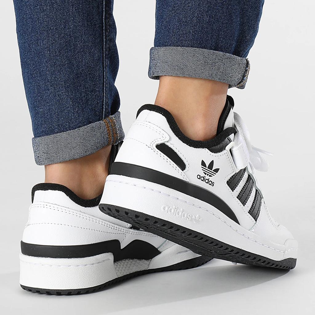 adidas Форум Низкое Облако Белый Ядро Черный (GS) Детские кроссовки IF2649