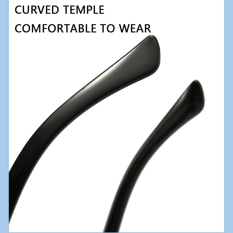 Солнцезащитные очки мужские без оправы очки для вождения солнцезащитные очки-авиаторы с защитой от ультрафиолета для вождения неполяризованный модный аксессуар