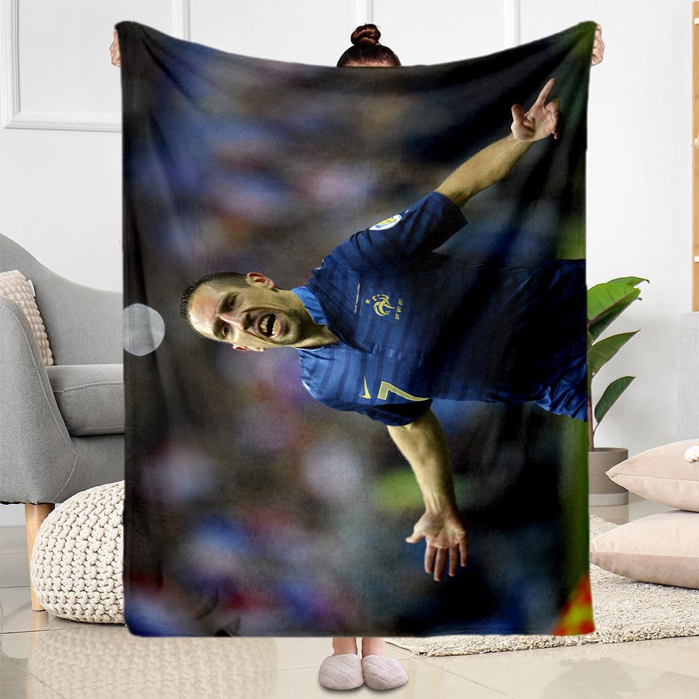 Luiz Football Legend Blanket Warmthful Decor Great for Seaside Livingroom Bed for All Occasions Warmthful Decor