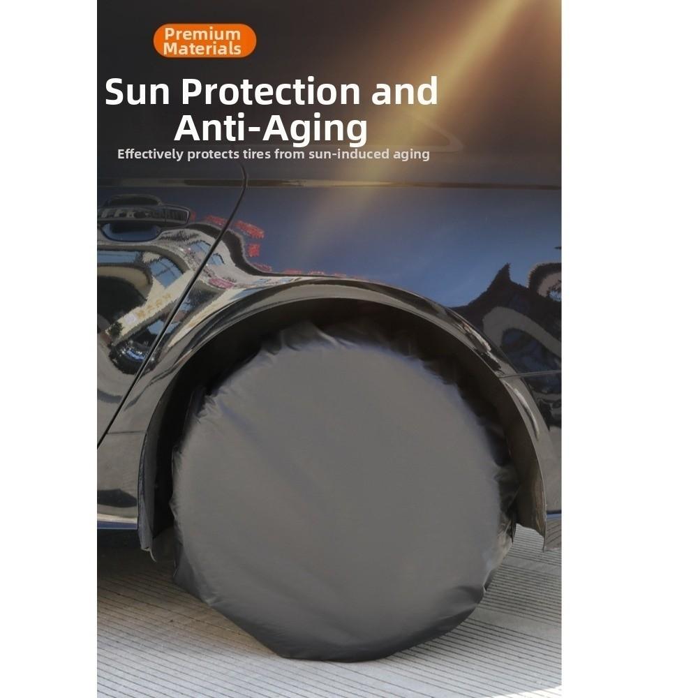 UV Sun Protector Universal Wheel Tire Covers Waterproof Tyre Protection Cover for Camper Car Truck