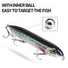 6pcs Floating Pencil Lure Topwater Lures for Freshwater Fishing Long Casting Distance, Bionic Design, 12.5g/0.44oz-26.5g/0.93oz