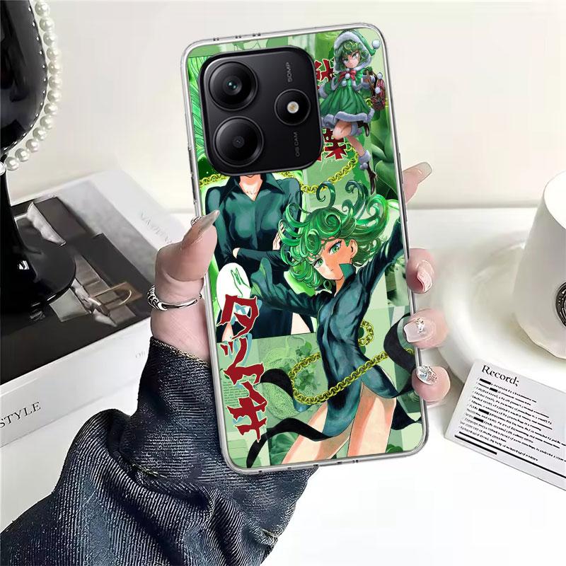 Мягкий чехол для телефона One P-Punch-Man Tatsumaki для Xiaomi Redmi Note 15 14 14S 13 12 Pro Plus 12S 11 11S 11E 10 10S 11T 5G Fundas Coq