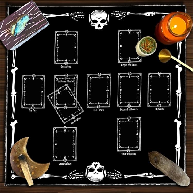 Скатерть для гадания Астрология Скатерть для Таро Гадания Скатерть для алтаря Аксессуары для настольной игры для гаданий