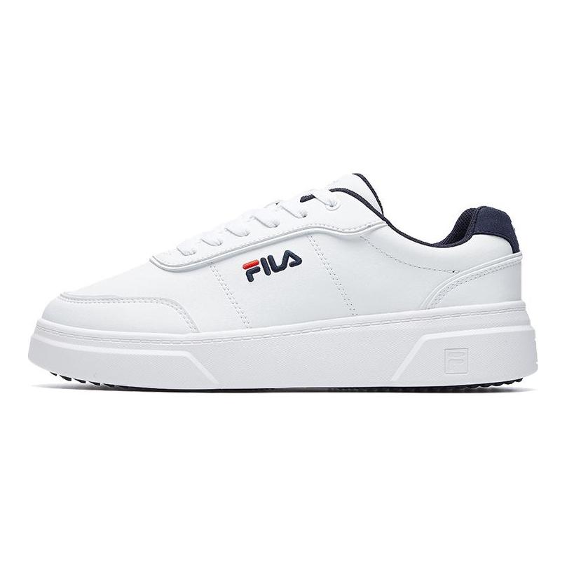 Fila Heritage FHT Ретро Кроссовки на толстой подошве Дышащие Низкие Мужские кроссовки Белые F12M031303FWT