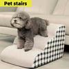 1-3 Steps Pet Staircase Dog Slope Ladder Anti-slip Detachable Stable And Non-collapsing Memory Foam Rebound Washable Sofa Steps