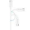 Cable for Sony PULSE 3D Wireless Headset/SRS-NB10/SRS-XB13/SRS-XB23 - White USB-C Cable 3 Meters Phonillico
